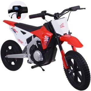 Elektrinis motociklas vaikams HONDA 24V 250W greitis iki 22 km/h (Raudonas)